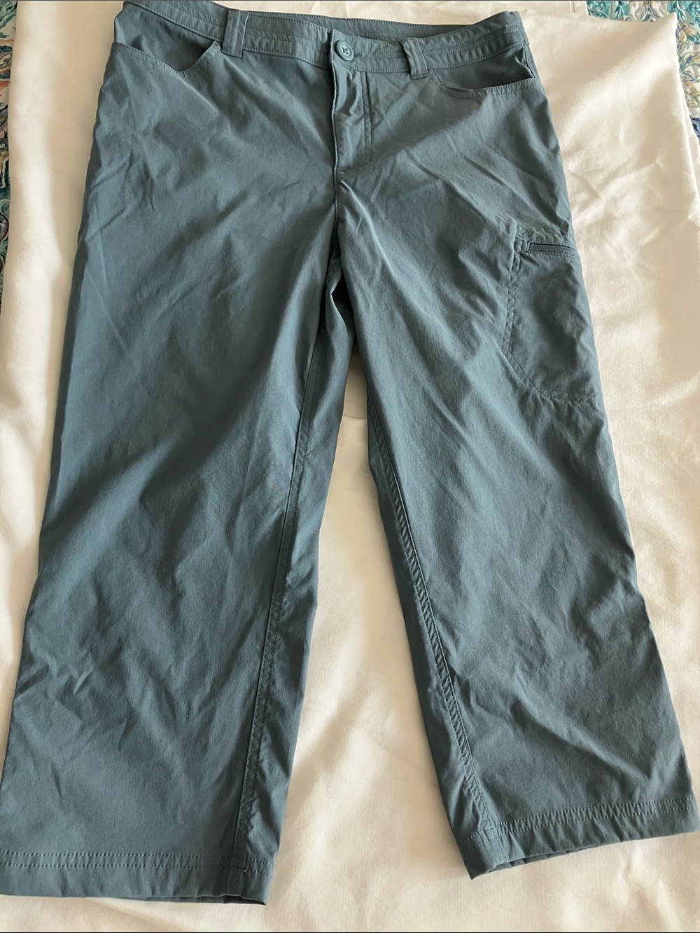 Eddie Bauer Teal Capri Outdoor Pants